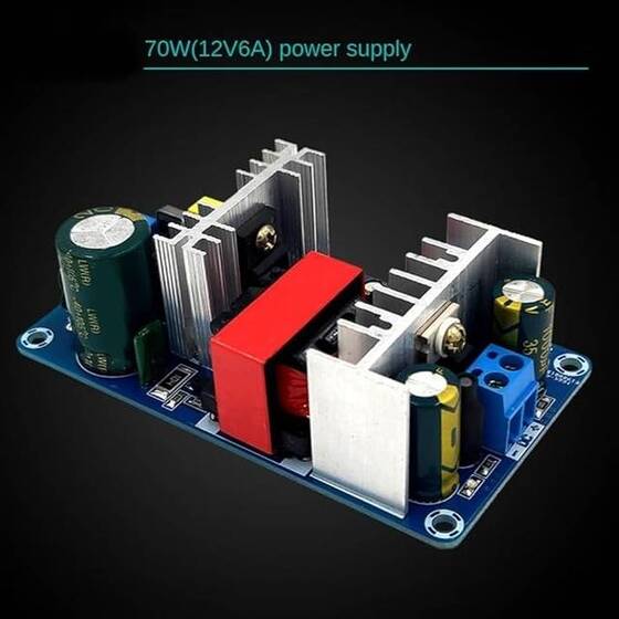 AC-DC Güç Kaynağı Modülü 12V 6A 70W Anahtarlama Güç Kaynağı Kartı - 5