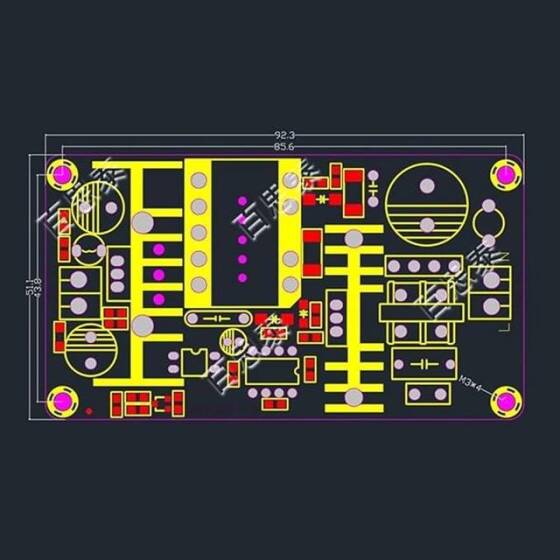AC-DC Güç Kaynağı Modülü 12V 6A 70W Anahtarlama Güç Kaynağı Kartı - 4