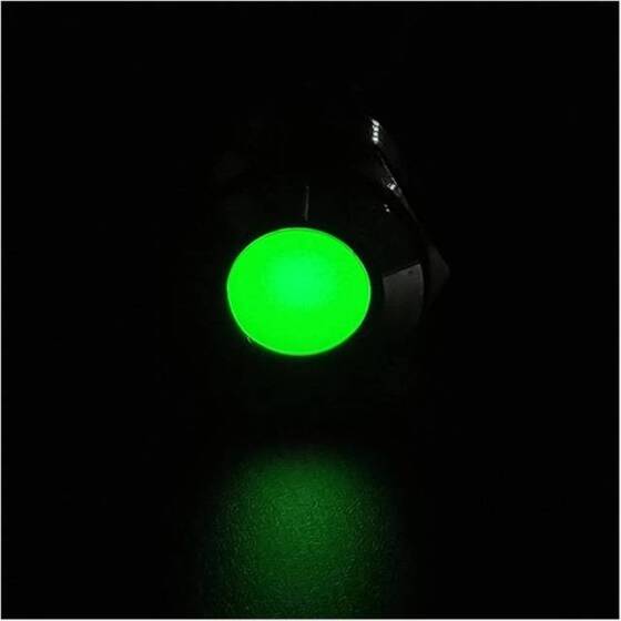 AD22C-6 6mm 3V Yeşil LED Metal Sinyal Lambası - Metal İndicator Light - 1