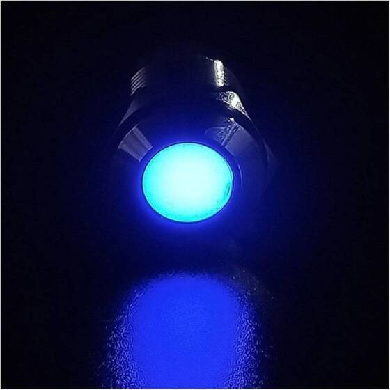 AD22C-6 6mm 6V Sarı LED Metal Sinyal Lambası - Metal İndicator Light - 1