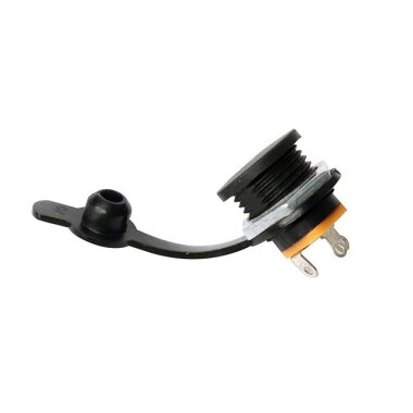 Adaptör Fişi Şase Yuvarlak 2.1mm - Su Geçirmez Kapaklı - 2