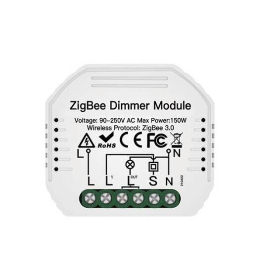 Alexa İçin Tuya Zigbee 3.0 Dimmer Modülü 1 Kanal QS-Zigbee-S05-L Tek Ateş Orjinal Paketleme - 2