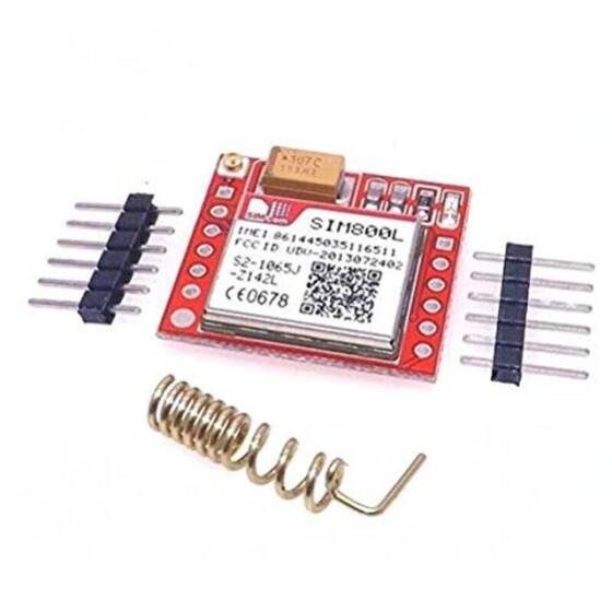 Arduino GSM GPRS Modülü SiM800L Modülü Antenli - 1