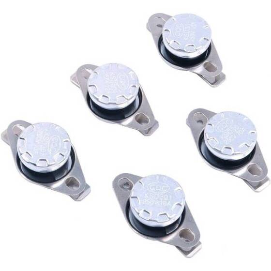 Bakalit KSD301 120 Derece NO Limit Termostat 250V 10A - 2