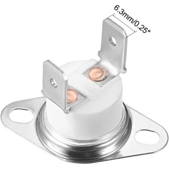 Bakalit KSD301 155 Derece NC Limit Termostat 250V 10A - 3