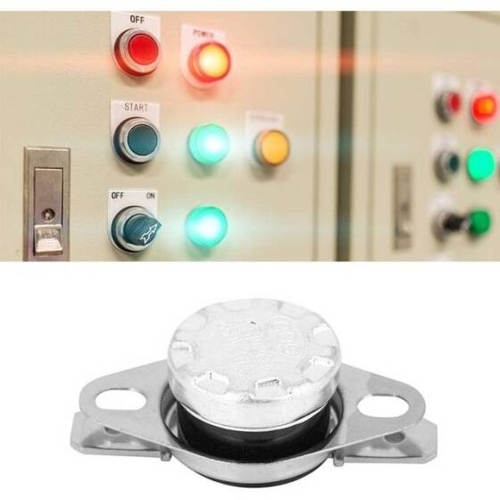 Bakalit KSD301 90 Derece NO Limit Termostat 250V 10A - 3