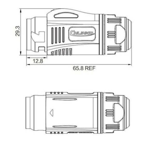 BD-24-C03PE-23-001A 3 Pin Su Geçirmez Konnektör - Erkek - 2