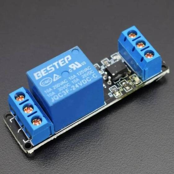 BESTEP 1 Kanal Işık Kaplinli Düşük Seviye Röle Modülü 3V - 1