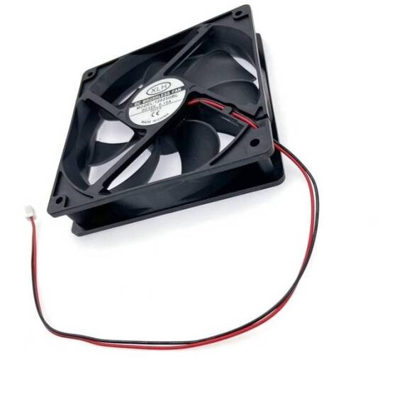 Beyaz 12025 12V DC Led Sessiz Çift Diyaframlı Sessiz Egzoz Fan 33 Işık Boyutu:120x120x25mm - 5