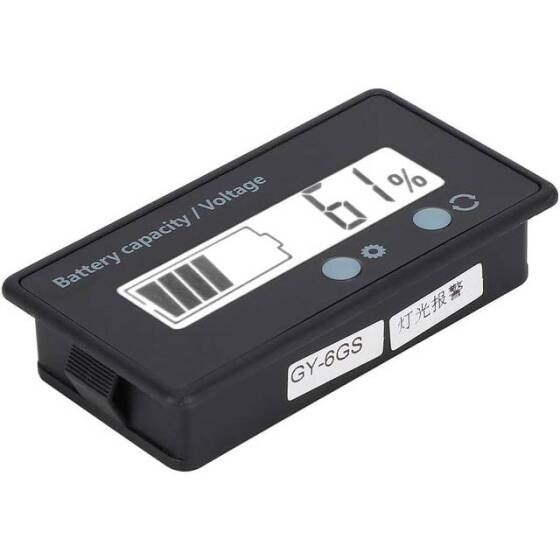 Beyaz 12V-84V Kurşun-Asit 3-24 Strings Lityum Pil Güç Göstergesi Ölçer Güç Göstergesi Kendini Ayarlama - 2