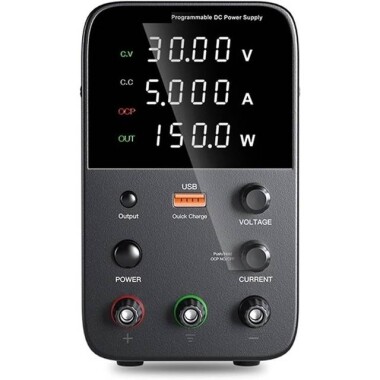 Beyaz WPS1203B 120V 3A DC Ayarlı Güç Kaynağı 110V US Fişli - 1