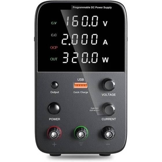 Beyaz WPS1602B 160V 2A DC Ayarlı Güç Kaynağı 220V EU Fişli - 4