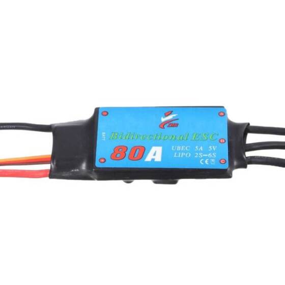 Bidirectional ESC 80A - Su Altı Motoru ile Uyumlu - 1
