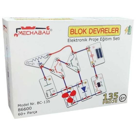 Blok Devreler Elektronik Eğitim Seti - 135 Proje - 1