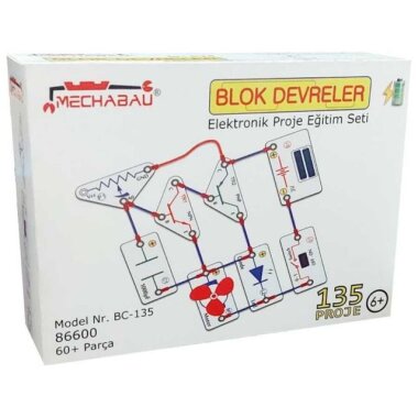 Blok Devreler Elektronik Eğitim Seti - 135 Proje - 1