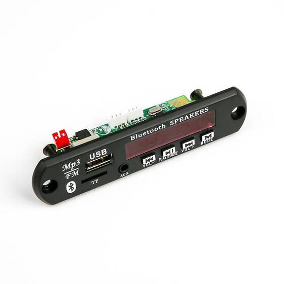 Bluetooth MP3 Kod Çözme Kartı Modülü - SD Kart Yuvası ile / USB / FM / Uzaktan Kod Çözme Kartı Modülü ( Pilli ve Uzaktan Kumandalı) - 5