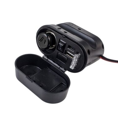 CD-3068 Su Geçirmez Çok Fonksiyonlu USB + Type-C Şarj Cihazı ve Çakmaklık - 2