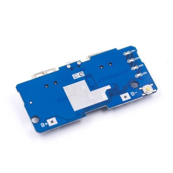 Çift Mikro USB 3.7V 5V 2A Mobil Güç Bankası DIY 18650 Lityum Pil Şarj Cihazı PCB Kiti güçlendirici Yükseltme Modül Led - 6
