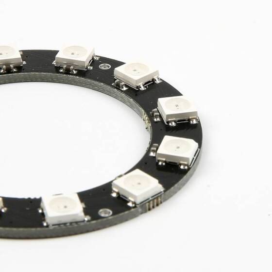 CJMCU 12Bit WS2812 5050 RGB Led Dahili Tam Renkli Geliştirme Kartı 50x35mm - Yuvarlak - 4