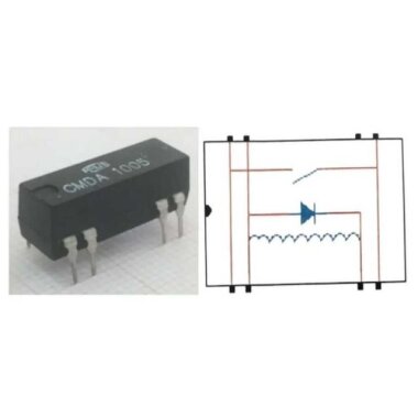 CMDA 100 5 Reed Röle Tek Kontak N/O 5VDC 0.5A - 2