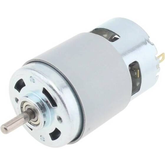 D Şaft 775 12V 3000RPM Yüksek Hızlı Yüksek Torklu DC Motor Çift Şaftlı - 1