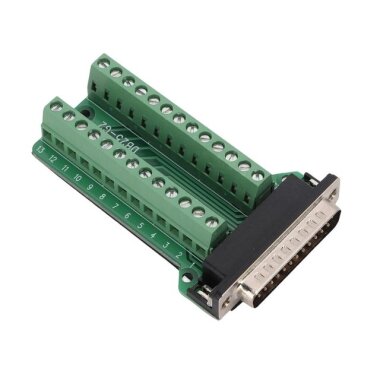 D-Sub DB25-G2 25 Pin Erkek Terminal Block Adaptörü - 3