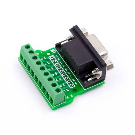 DB9 9 Pinli Dişi RS232 - RS485 Dönüştürücü Converter - 2