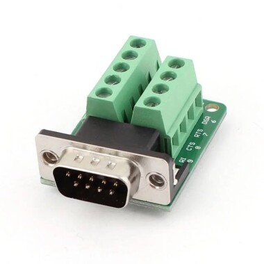 DB9 Erkek Vidalı Terminal RS232-RS485 Dönüştürücü Kartı - 3