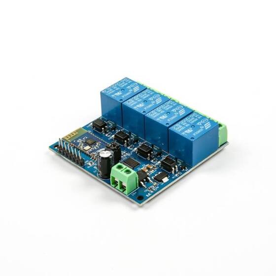 DC 12V Bluetooth 4 Kanal Röle Modülü İnternet Akıllı Uzaktan Kumanda Cep Telefonu Anahtarı Kablosuz Röle Modülü - 5