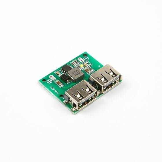 DC-DC Araba Şarj Voltaj Sabitleyici Modülü - Çift USB Çıkışlı - 5