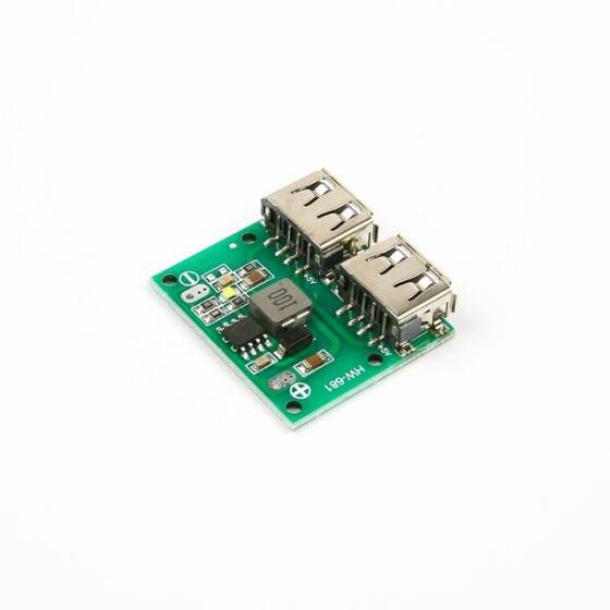 DC-DC Araba Şarj Voltaj Sabitleyici Modülü - Çift USB Çıkışlı - 6