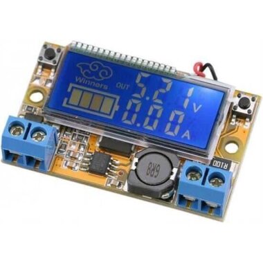 DC-DC LCD Ekranlı 3A Ayarlanabilir Voltaj Regülatörü - 2