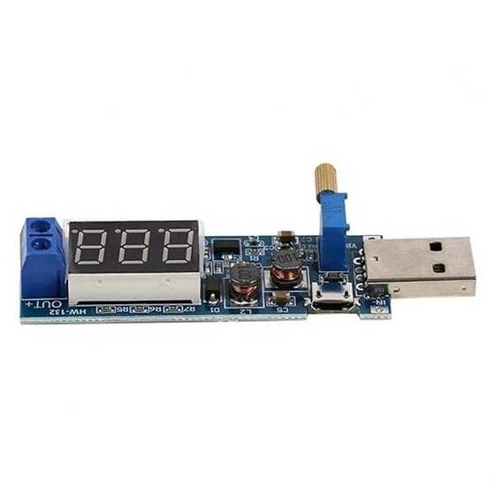 DC-DC USB Güçlendirici Güç Düzenleyici Modülü 5V ila 3.3V 9V 12V 24V Masaüstü Güç Modülü - 5