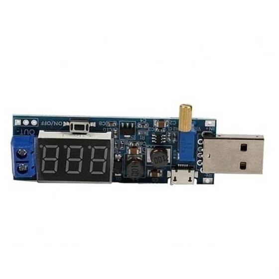 DC-DC USB Güçlendirici Güç Düzenleyici Modülü 5V ila 3.3V 9V 12V 24V Masaüstü Güç Modülü - 8