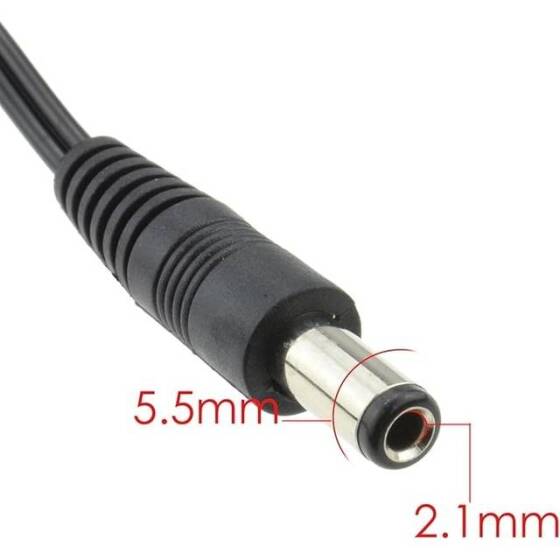 DC Güç Konektörü erkek 5.5x2.1mm - 3
