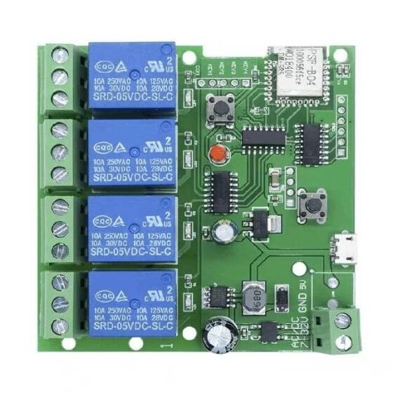 DC5-32V 4CH WiFi RF Anahtar Modülü Akıllı Zamanlama Anahtarı Uzaktan Kumanda - 1