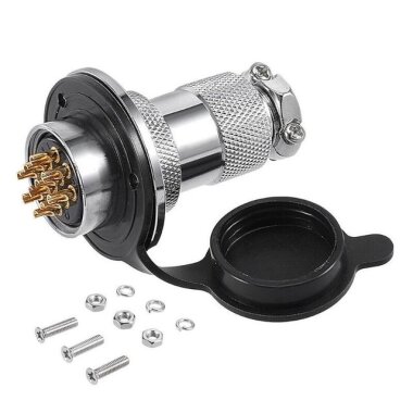 DF25 10 Pin 25mm Su Geçirmez Konnektör Takımı - Görsu Elektronik