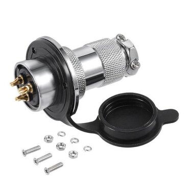 DF25 3 Pin 25mm Su Geçirmez Konnektör Takımı - Görsu Elektronik