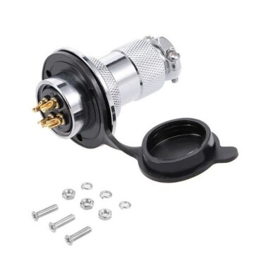 DF25 4 Pin 25mm Su Geçirmez Konnektör Takımı - Görsu Elektronik