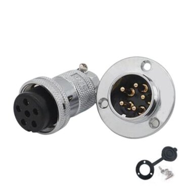 DF25 5 Pin 25mm Su Geçirmez Konnektör Takımı - Görsu Elektronik