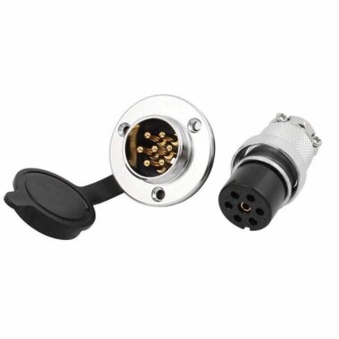 DF25 7 Pin 25mm Su Geçirmez Konnektör Takımı - Görsu Elektronik