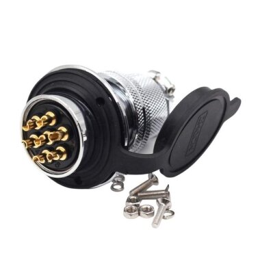 DF30 7 Pin 30mm Su Geçirmez Konnektör Takımı - Görsu Elektronik