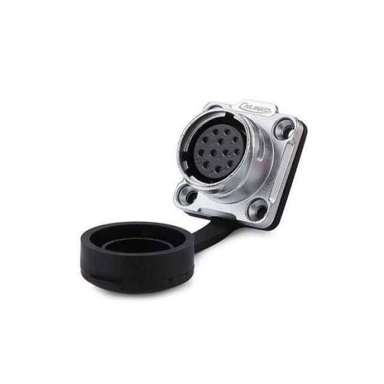 DH-20-J12SX-03-401 12 Pin Su Geçirmez Konnektör - Dişi - 1