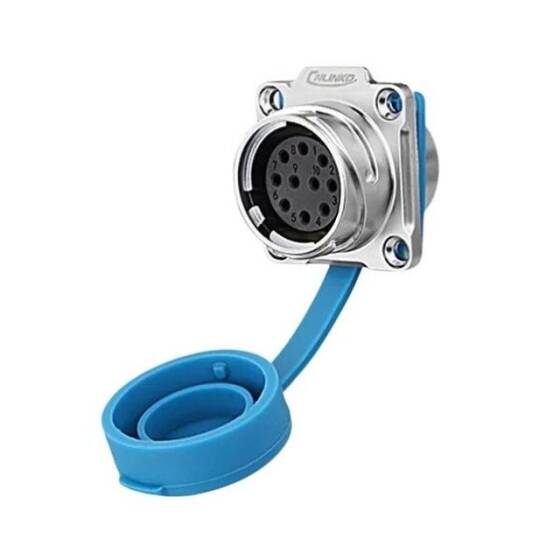 DH-24-J10SX-03-401A 10 Pin Su Geçirmez Konnektör - Dişi - 1