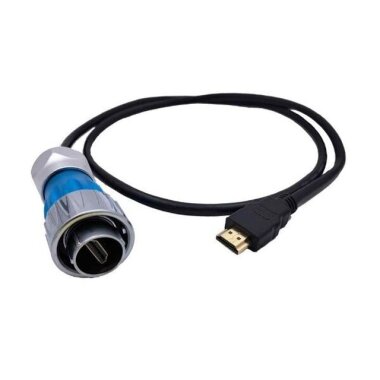 DH24-HDMI-MP-MP-1M-001 Su Geçirmez HDMI Erkek Konnektör - 1M Kablo - CNLINKO