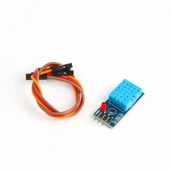 DHT11 LED'li ve Kablolu Sıcaklık Ve Nem Sensörü Modülü - 3