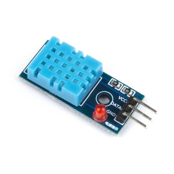 DHT11 LED'li ve Kablolu Sıcaklık Ve Nem Sensörü Modülü - 5