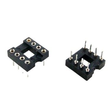 Dip8 Kaliteli Hassas/Yuvarlak Pin Açık Çerçeve PCB 8 Pin IC Soket - 2