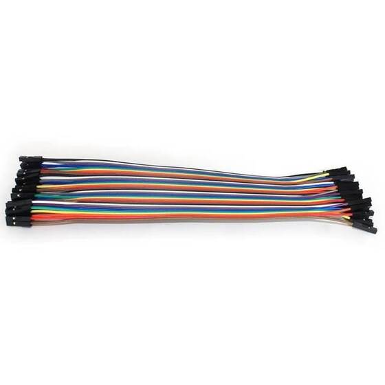 Dişi - Dişi Jumper Kablo 40 Pin 20cm 24AWG - 1