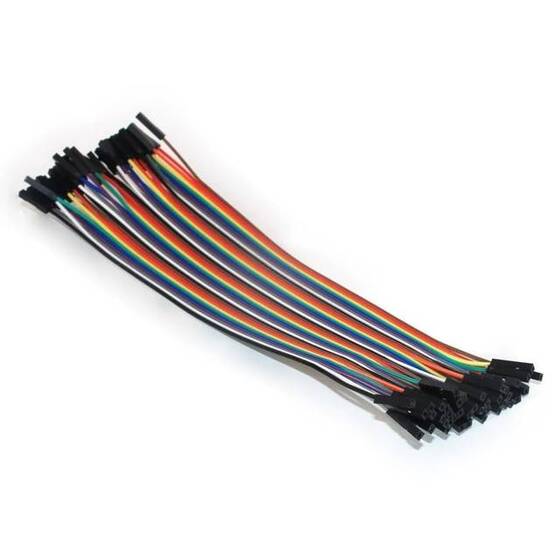 Dişi - Dişi Jumper Kablo 40 Pin 20cm 24AWG - 2